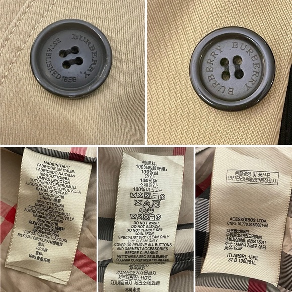 Burberry Brit "Balmoral" Trench Coat – Made in Italy 🇮🇹 - Picture 7 of 15